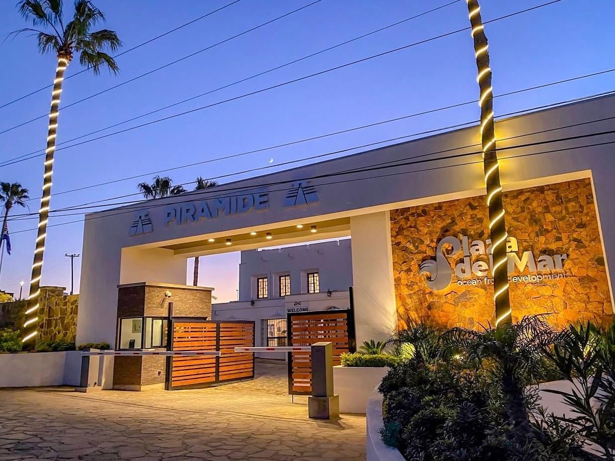 Gated community entrance
