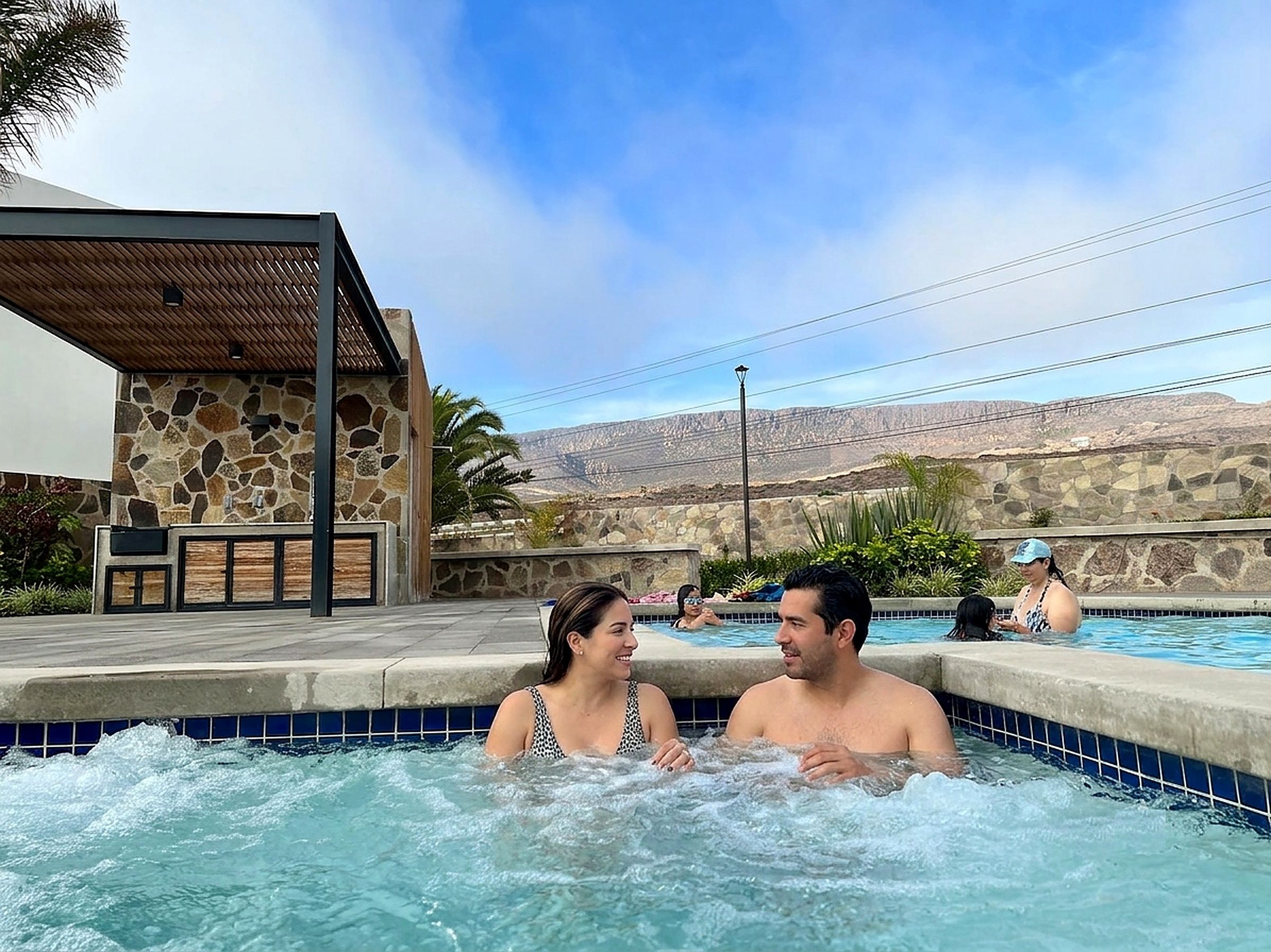 Resort jacuzzi