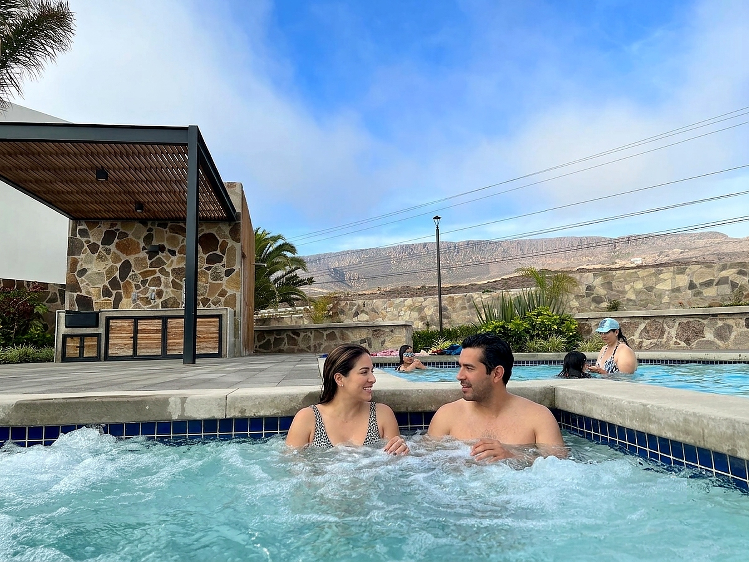 Resort jacuzzi
